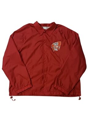 Vintage 90's University Of Wisconsin Coach Jacket